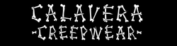 Calavera Creepwear main logo featuring our signature bone font